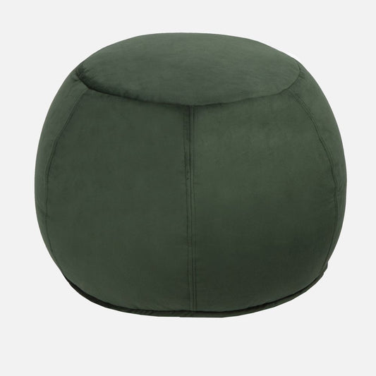 Novadima- Kami Round Ottoman Green