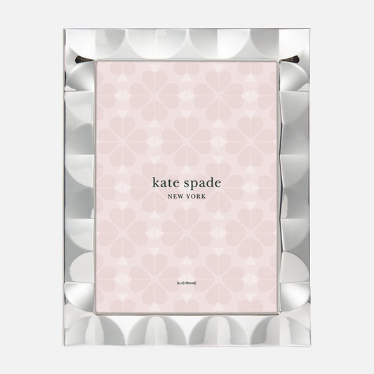 Novadima- Kate Spade South Street Silver Scallop Picture Frame - 8'' x 10''