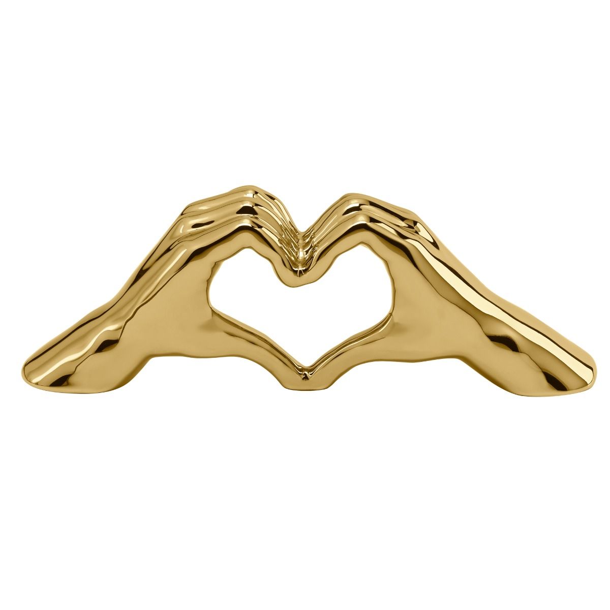 Novadima- Love Gesture Hand Sculpture by Torre & Tagus - Gold